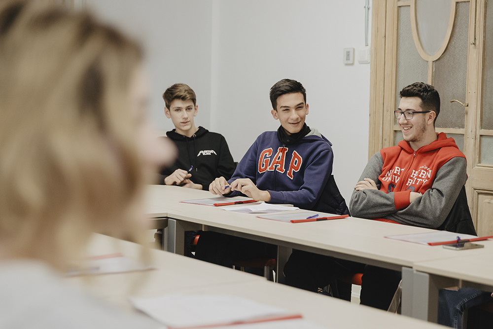 Students during their Erasmus+ programme