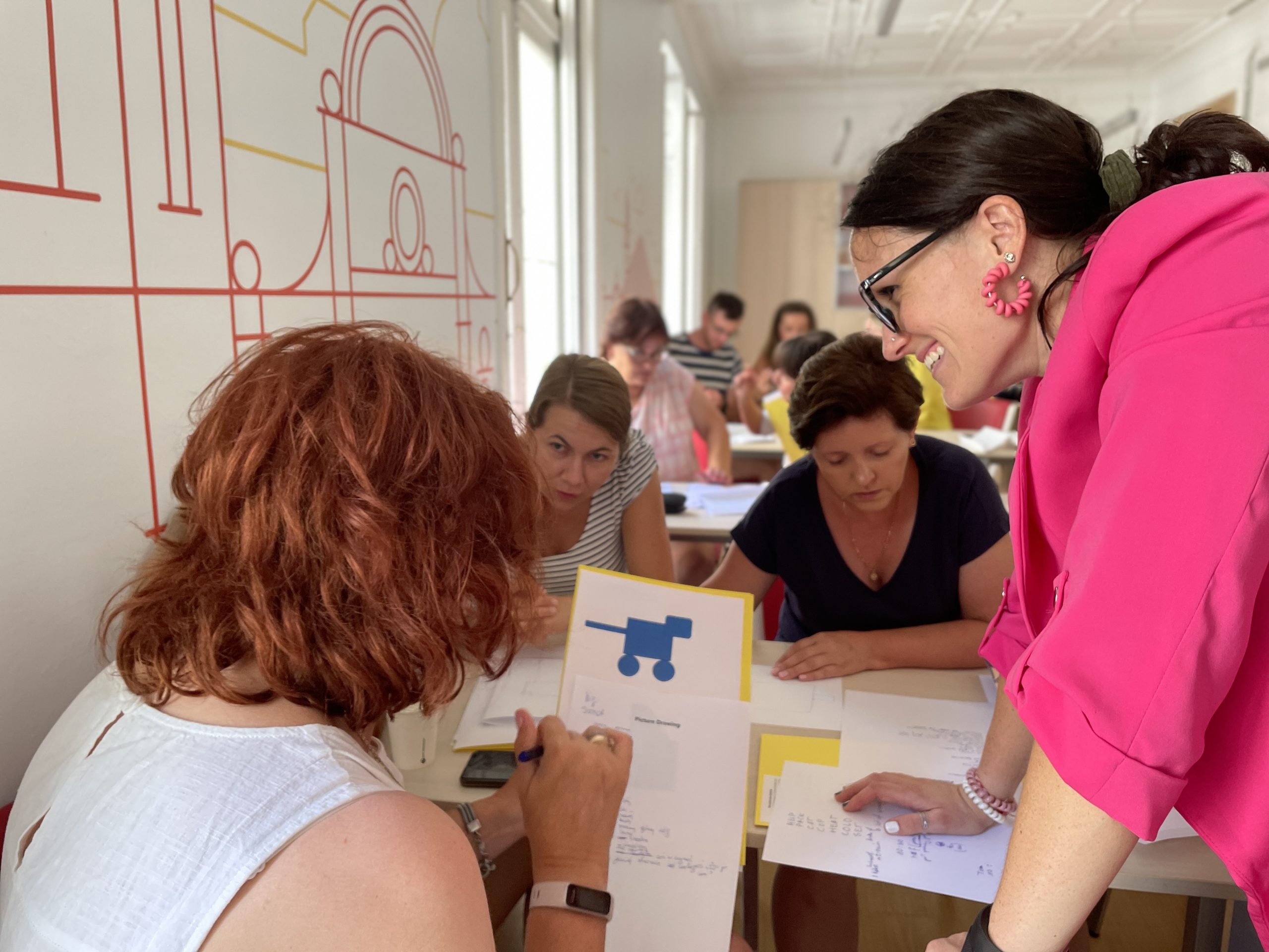 teachers group in erasmus course