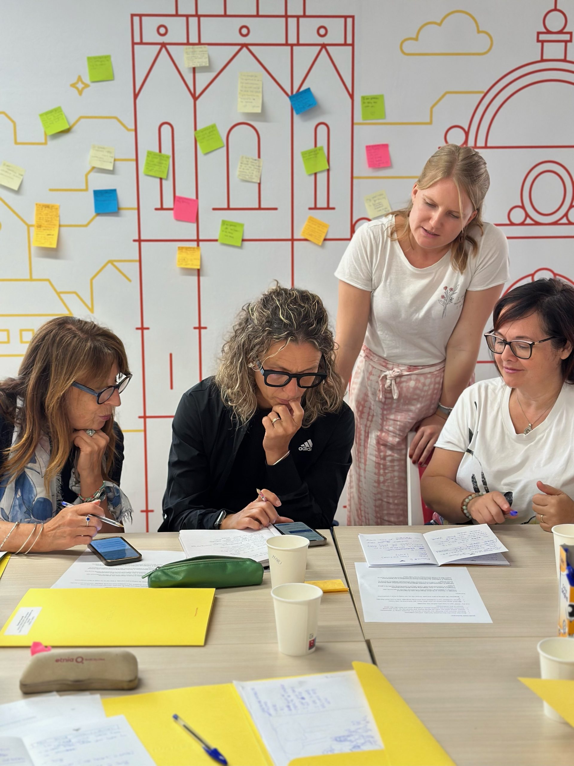 teachers group in erasmus course